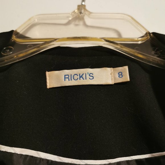 Ricki's Black Double-Button Classic Blazer - Picture 2 of 4
